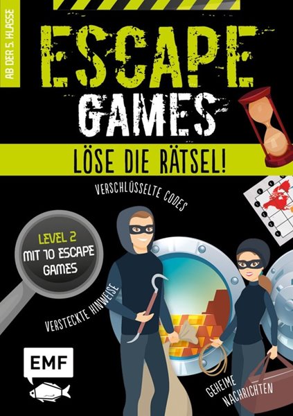 Bild von Monhard, Mallory: Escape Games Level 2 (grün) - Löse die Rätsel! - 10 Escape Games ab der 5. Klasse