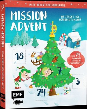 Bild von Thißen, Sandy (Illustr.): Mein Adventskalender-Buch: Mission Advent - Wo steckt der Weihnachtsmann?
