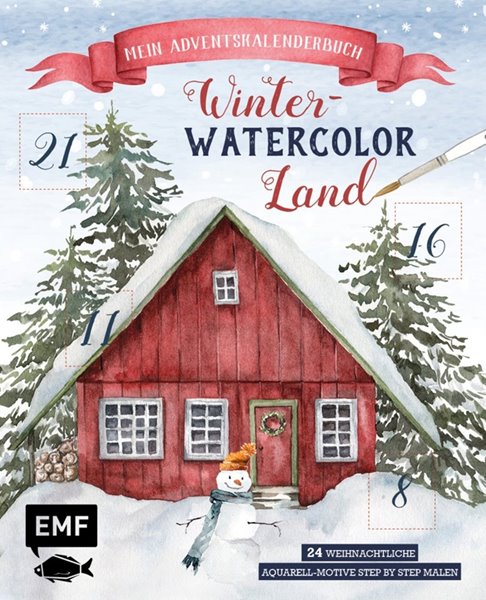 Bild von Stahlmann, Laura: Mein Adventskalender-Buch: Winter-Watercolor-Land