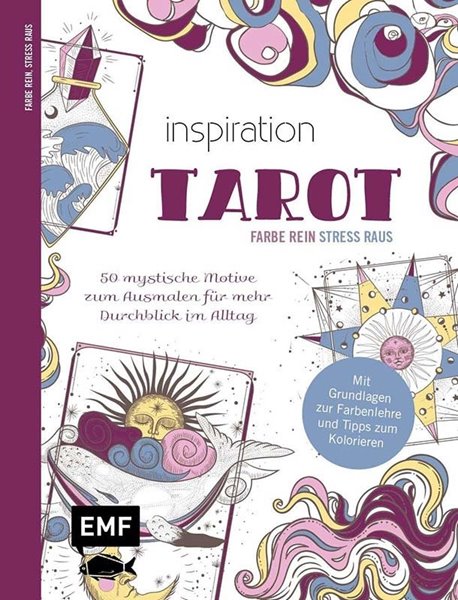 Bild von Inspiration Tarot - 50 mystische Motive zum Ausmalen für mehr Durchblick im Alltag