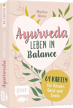 Bild von Mavie, Marline: Kartenbox: Ayurveda - Leben in Balance - 64 Karten für Körper, Geist und Seele