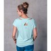 Bild von Yogashirt Triangle in blue-breeze von The Spirit of OM