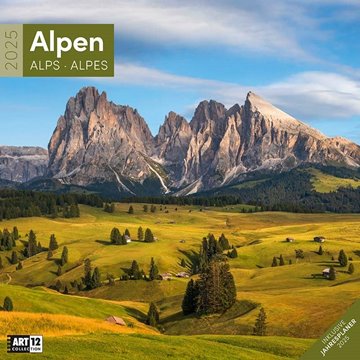 Bild von Ackermann Kunstverlag: Alpen Kalender 2025 - 30x30