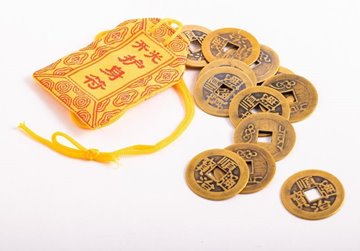 Bild von Grosse Chinesische Glücksmünzen