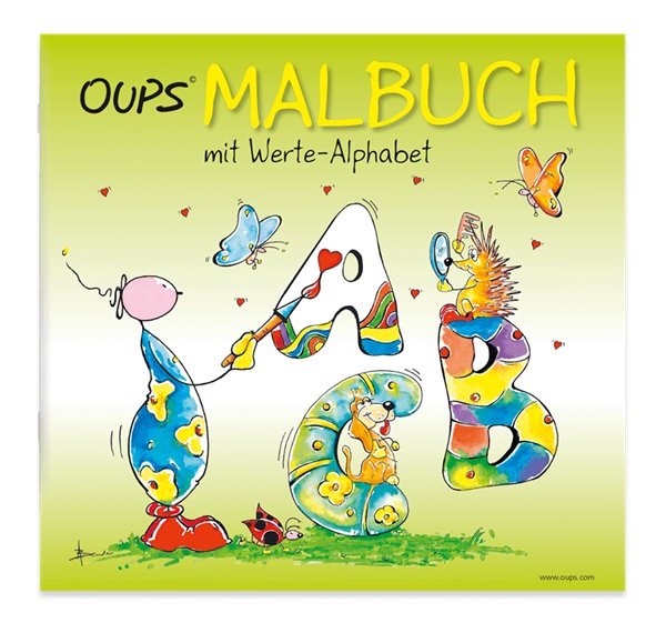 Bild von Hörtenhuber, Kurt: Oups Malbuch mit Werte-Alphabet