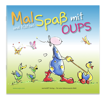 Bild von Hörtenhuber, Kurt: Oups Malbuch - Mal- & Rätselspaß
