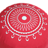 Bild von Meditationskissen CLASSIC MANDALA Höhe 15 cm in Rot/Türkis von Lotus Design