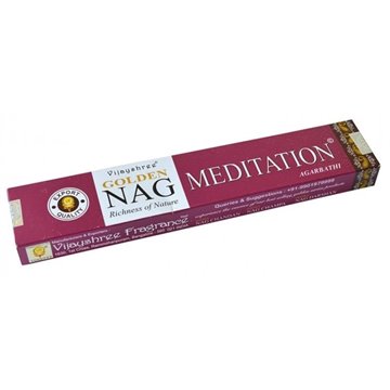 Bild von Vijayshree Incense Golden Nag Meditation 15 g