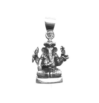 Bild von Anhänger Ganesha 2 cm, Silber