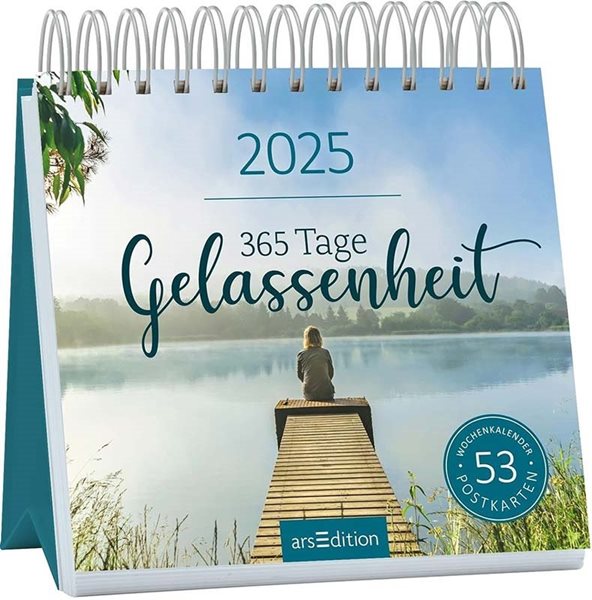 Bild von Postkartenkalender 365 Tage Gelassenheit 2025
