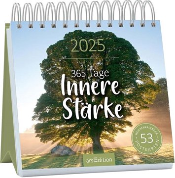 Bild von Postkartenkalender 365 Tage Innere Stärke 2025