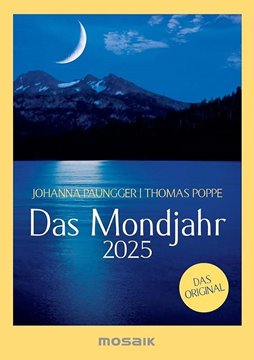 Bild von Paungger, Johanna: Das Mondjahr 2025 - s/w Taschenkalender