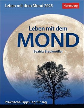 Bild von Braukmüller, Beatrix: Leben mit dem Mond Tagesabreißkalender 2025 - Praktische Tipps Tag für Tag