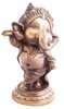 Bild von Tanzendes Ganesha Baby aus Messing, 12.5 cm