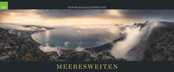Bild von Gruner+Jahr GmbH (Hrsg.): GEO - Panorama: Meeresweiten 2025 Wandkalender- majestätische Ozean-Ansichten, extra breites Format 120x50 cm, mit eindrucksvollen Meeresfotografien