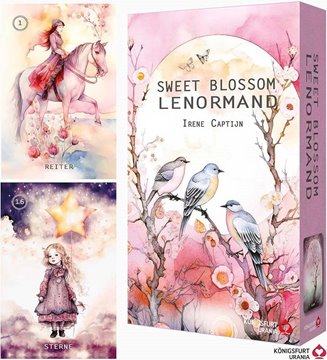 Bild von Captijn, Irene: Sweet Blossom Lenormand (Lenormandkarten auf Deutsch)